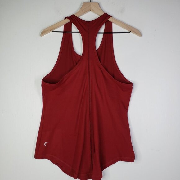 Zyia Active Effortless Tank Top‎ Racerback XL Cranberry Mesh Details - Picture 6 of 8